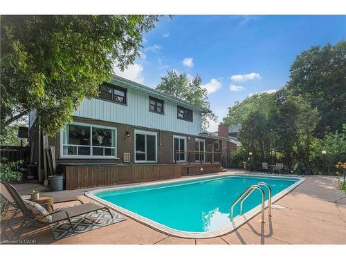 316 Fennell Avenue W, Hamilton, ON - Outdoor With In Ground Pool With Deck Patio Veranda