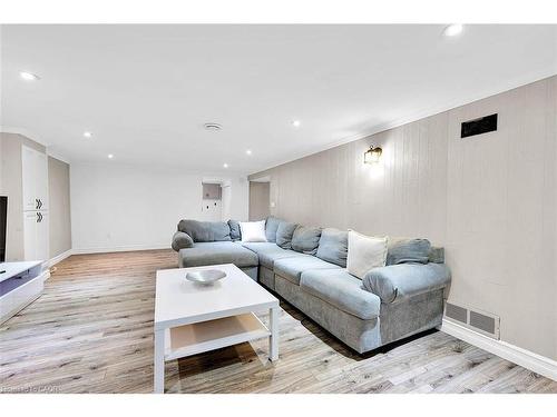 28 Marion Crescent, Dundas, ON - Indoor Photo Showing Living Room With Fireplace