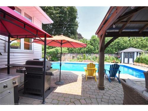 4131 Lorraine Crescent, Burlington, ON - Outdoor With In Ground Pool With Deck Patio Veranda
