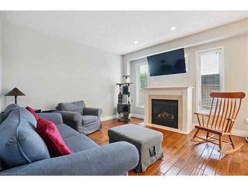 70 Moore Crescent, Ancaster, ON - Indoor Photo Showing Living Room With Fireplace