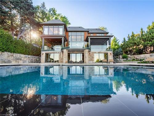 140 Secord Lane, Burlington, ON - Outdoor With In Ground Pool
