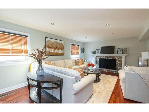 92 Auchmar Road, Hamilton, ON - Indoor Photo Showing Living Room With Fireplace