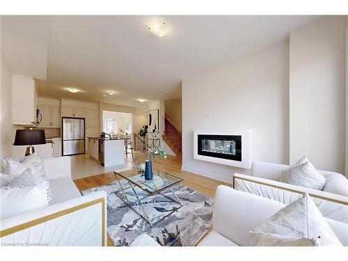 6 Marvin Avenue, Oakville, ON - Indoor Photo Showing Living Room With Fireplace