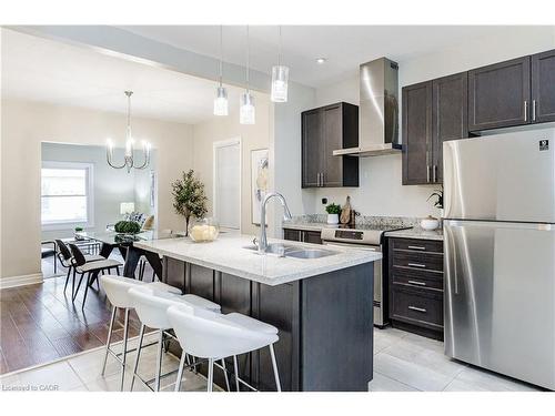 20 Burlington Street E, Hamilton, ON - Indoor Photo Showing Kitchen With Upgraded Kitchen