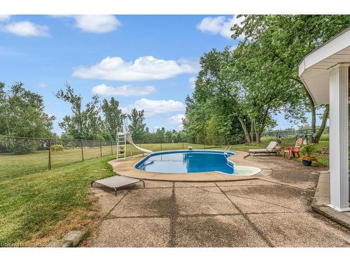 70 Sawmill Road, Caledonia, ON - Outdoor With In Ground Pool With Backyard