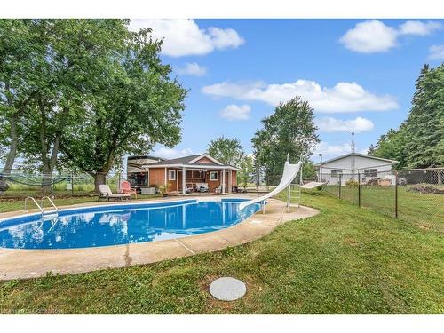 70 Sawmill Road, Caledonia, ON - Outdoor With In Ground Pool With Backyard