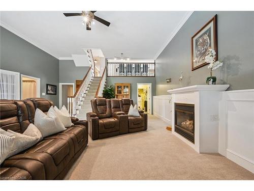 114 Delavan Drive, Cambridge, ON - Indoor Photo Showing Living Room With Fireplace
