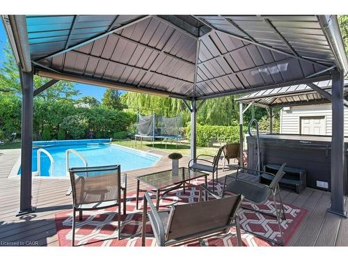 478 East 37Th Street, Hamilton, ON - Outdoor With In Ground Pool With Deck Patio Veranda