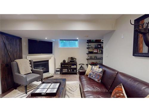 131 Mcpherson Road, Caledon, ON - Indoor Photo Showing Living Room With Fireplace