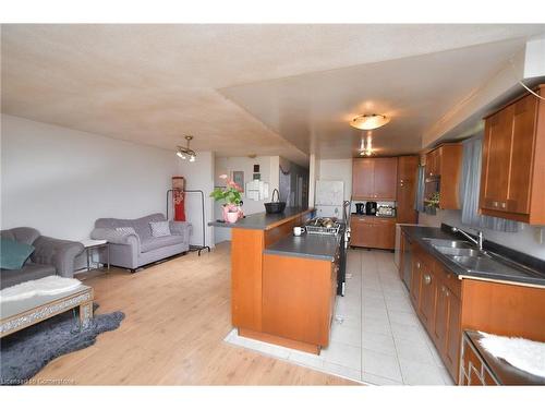 78 Horning Drive, Hamilton, ON - Indoor Photo Showing Kitchen With Double Sink