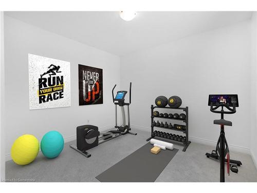 59 Cunningham Drive, Bradford West Gwillimbury, ON - Indoor Photo Showing Gym Room