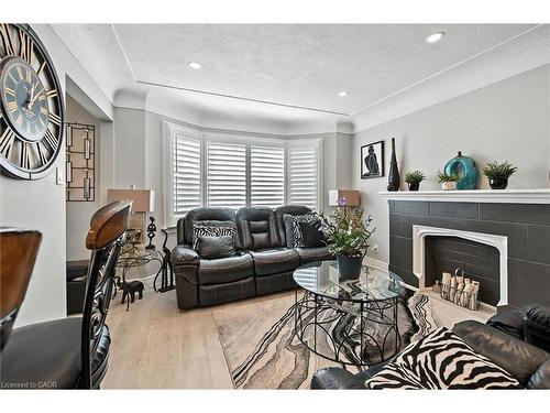 507 Upper James Street, Hamilton, ON - Indoor Photo Showing Living Room With Fireplace