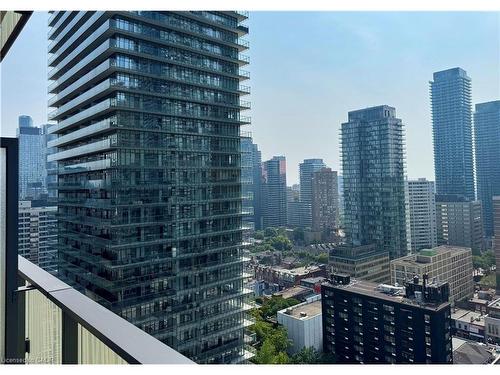 2206-42 Charles Street E, Toronto, ON - Outdoor With Balcony With Facade