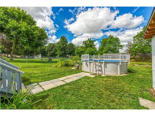 446 East 36Th Street, Hamilton, ON - Outdoor With Above Ground Pool With Backyard