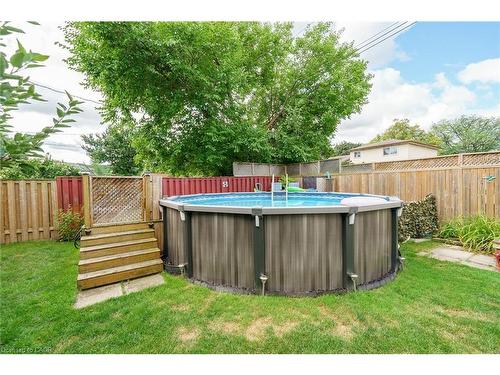 12 Glen Valley Drive, Hamilton, ON - Outdoor With Above Ground Pool With Backyard