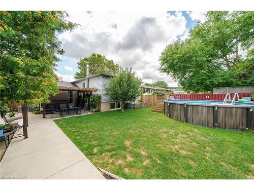 12 Glen Valley Drive, Hamilton, ON - Outdoor With Above Ground Pool With Backyard