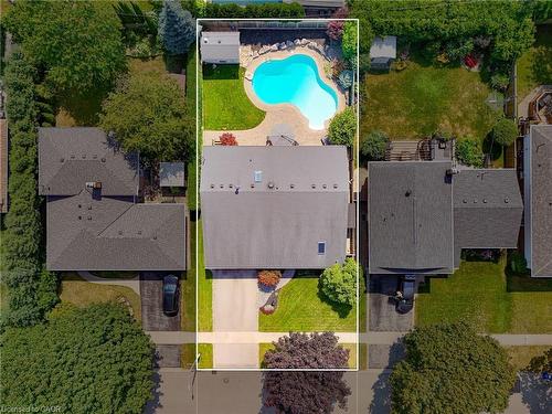298 Glen Afton Drive, Burlington, ON - Outdoor With In Ground Pool