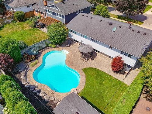 298 Glen Afton Drive, Burlington, ON - Outdoor With In Ground Pool