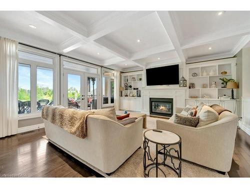 2616 Morrison Road, Cambridge, ON - Indoor Photo Showing Living Room With Fireplace