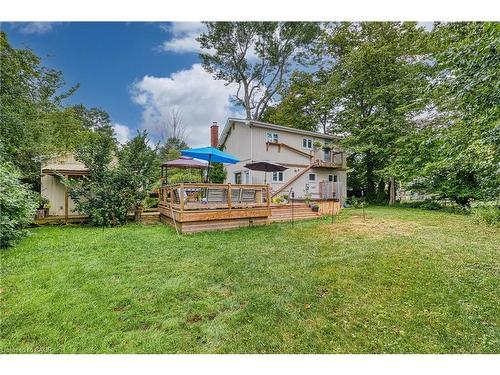 74434 Woodland Drive, Bluewater, ON - Outdoor With Deck Patio Veranda With Backyard
