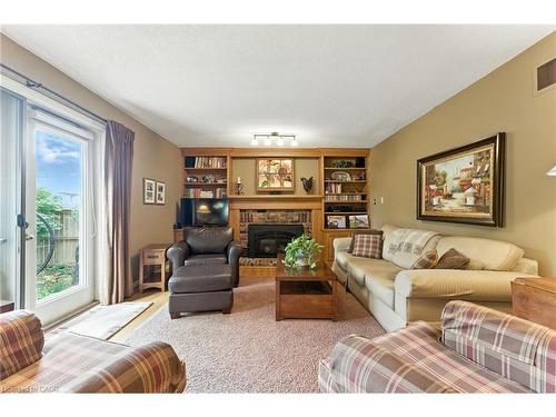 3 Atkins Drive, Hamilton, ON - Indoor Photo Showing Living Room With Fireplace