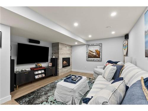 3886 Glenview Drive, Lincoln, ON - Indoor Photo Showing Other Room With Fireplace
