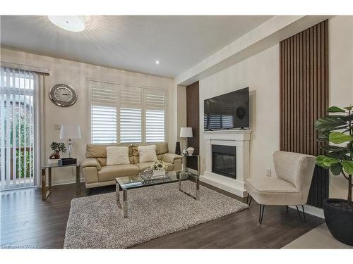 46 Kelso Drive, Caledonia, ON - Indoor Photo Showing Living Room With Fireplace