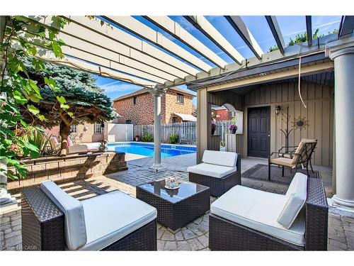 18 Konstantine Court, Hamilton, ON - Outdoor With In Ground Pool With Deck Patio Veranda