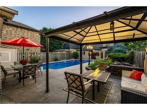 18 Konstantine Court, Hamilton, ON - Outdoor With In Ground Pool With Deck Patio Veranda With Exterior
