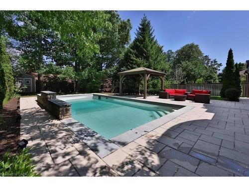1569 Glenhill Crescent, Mississauga, ON - Outdoor With In Ground Pool With Backyard