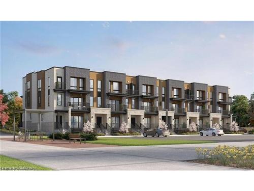 C062-525 Erinbrook Drive, Kitchener, ON - Outdoor With Balcony With Facade