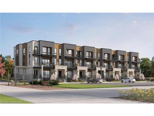 B033-525 Erinbrook Drive, Kitchener, ON - Outdoor With Balcony With Facade