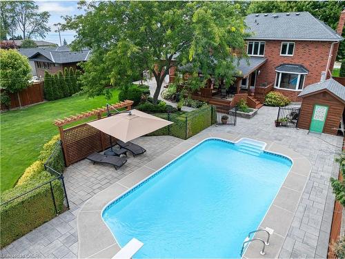 22 Wendakee Drive, Hamilton, ON - Outdoor With In Ground Pool With Backyard