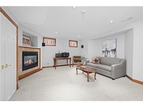 22 Wendakee Drive, Hamilton, ON - Indoor With Fireplace