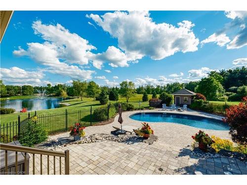 1532 Concession Rd 6 W, Flamborough, ON - Outdoor With In Ground Pool With View