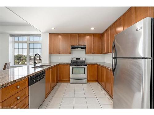 503-396 Plains Road E, Burlington, ON - Indoor Photo Showing Kitchen With Stainless Steel Kitchen