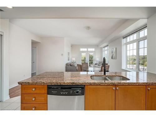 503-396 Plains Road E, Burlington, ON - Indoor Photo Showing Kitchen With Double Sink