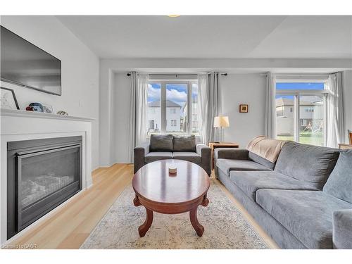 39 Spicer Street, Fergus, ON - Indoor Photo Showing Living Room With Fireplace