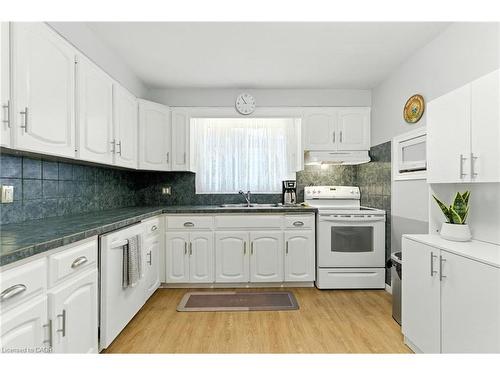 226 Carson Drive, Hamilton, ON - Indoor Photo Showing Kitchen With Double Sink