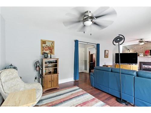 226 Carson Drive, Hamilton, ON - Indoor Photo Showing Living Room With Fireplace
