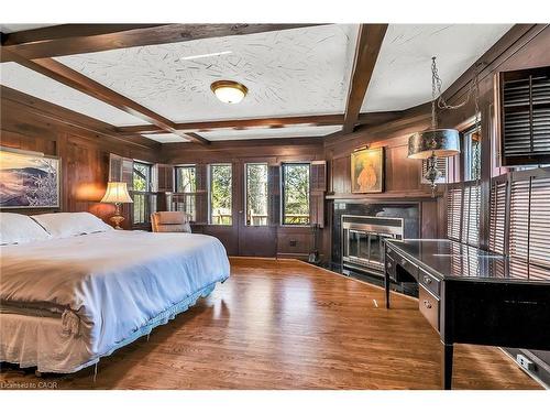 793 Shadeland Avenue, Burlington, ON - Indoor Photo Showing Bedroom With Fireplace