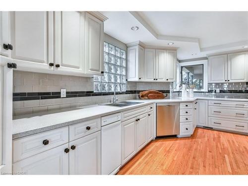 91 Mountain Park Avenue, Hamilton, ON - Indoor Photo Showing Kitchen With Double Sink