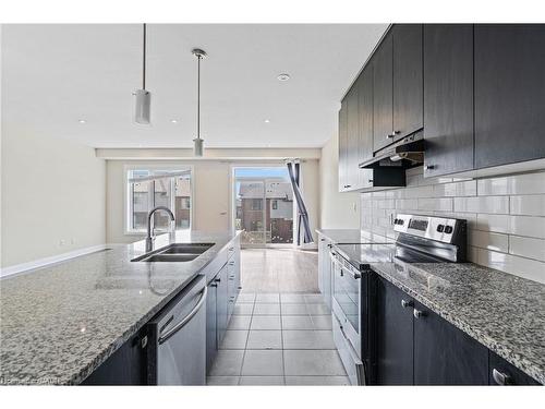 34 Sportsman Hill Street, Kitchener, ON - Indoor Photo Showing Kitchen With Stainless Steel Kitchen With Double Sink With Upgraded Kitchen