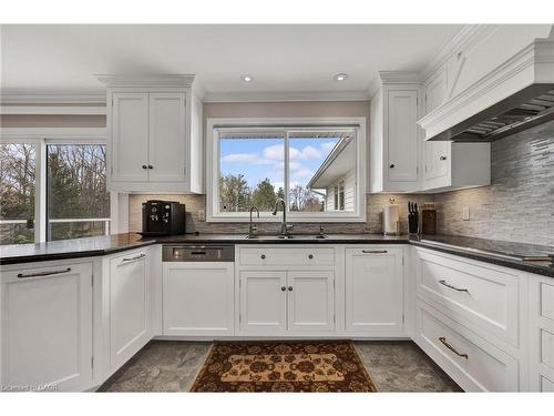 10566 Second Line, Campbellville, ON - Indoor Photo Showing Kitchen With Double Sink