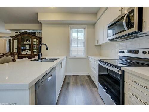 43 Genoa Drive, Hamilton, ON - Indoor Photo Showing Kitchen With Double Sink