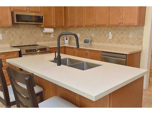 56 Mcknight Avenue, Waterdown, ON - Indoor Photo Showing Kitchen With Double Sink With Upgraded Kitchen