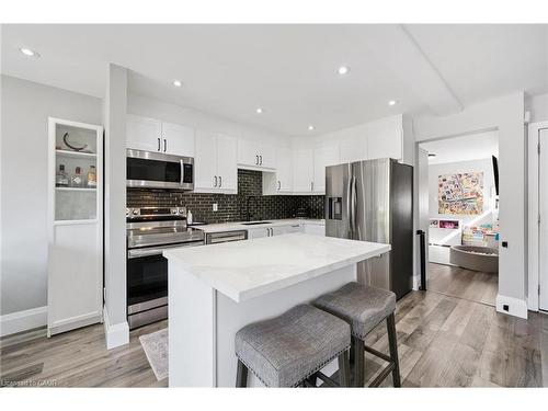 2152 Pelee Boulevard, Oakville, ON - Indoor Photo Showing Kitchen With Stainless Steel Kitchen With Upgraded Kitchen