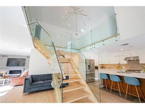 8767 Twiss Road, Milton, ON - Indoor With Fireplace