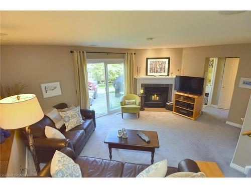 2 Novoco Drive, Hamilton, ON - Indoor Photo Showing Living Room With Fireplace