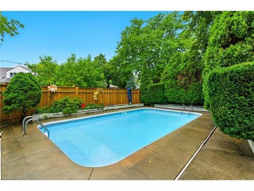 33 Bernard Street, Hamilton, ON - Outdoor With In Ground Pool With Backyard